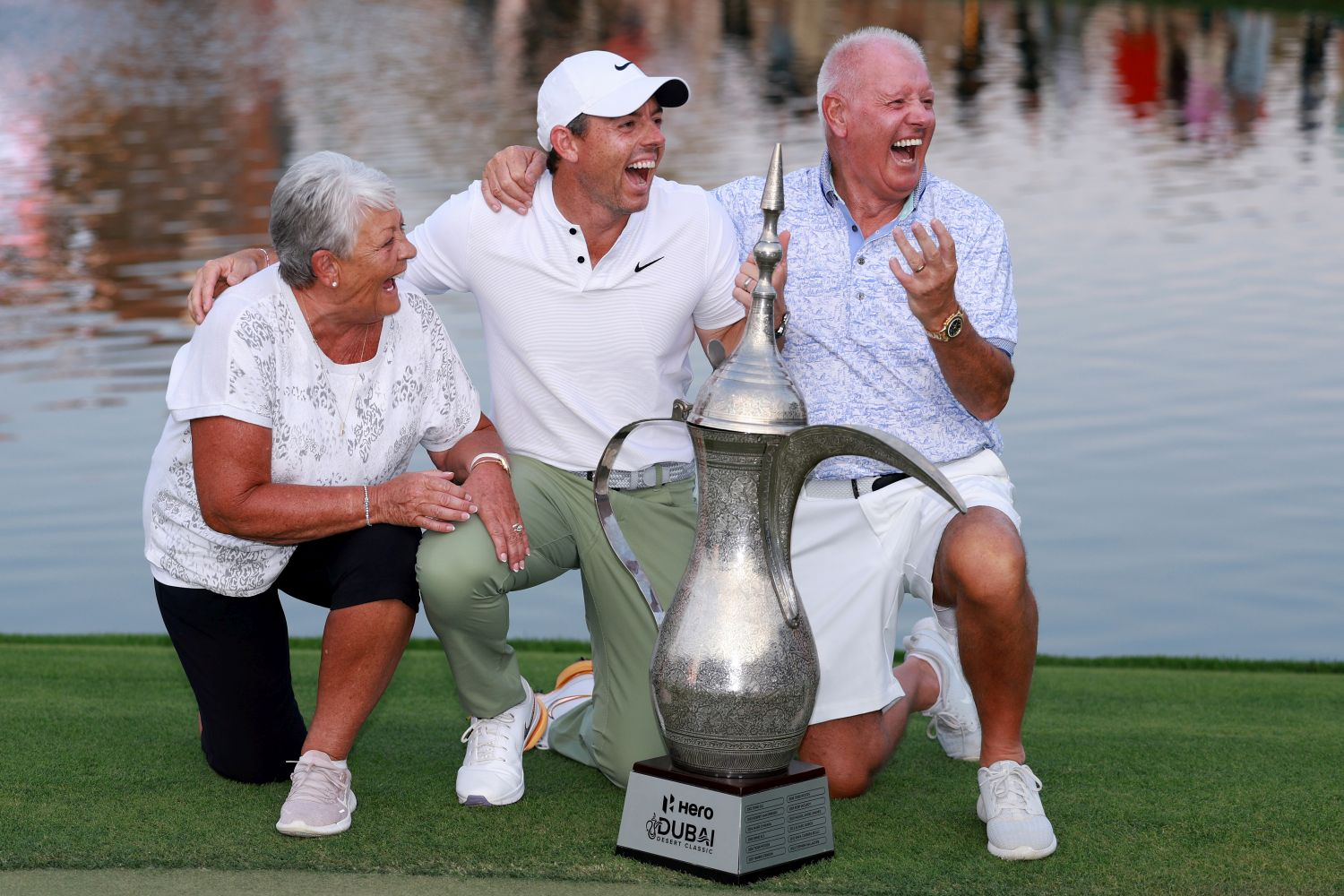 Rory McIlroy se svými rodiči (Foto: Getty Images)